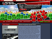 Tablet Screenshot of gatheringofgamers.com